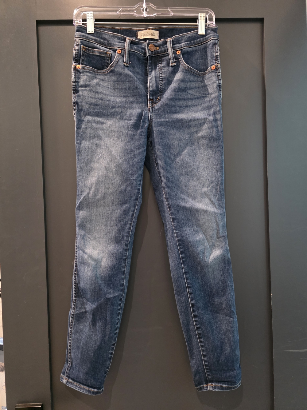 Madewell Skinny Jeans in Mid Blue Wash